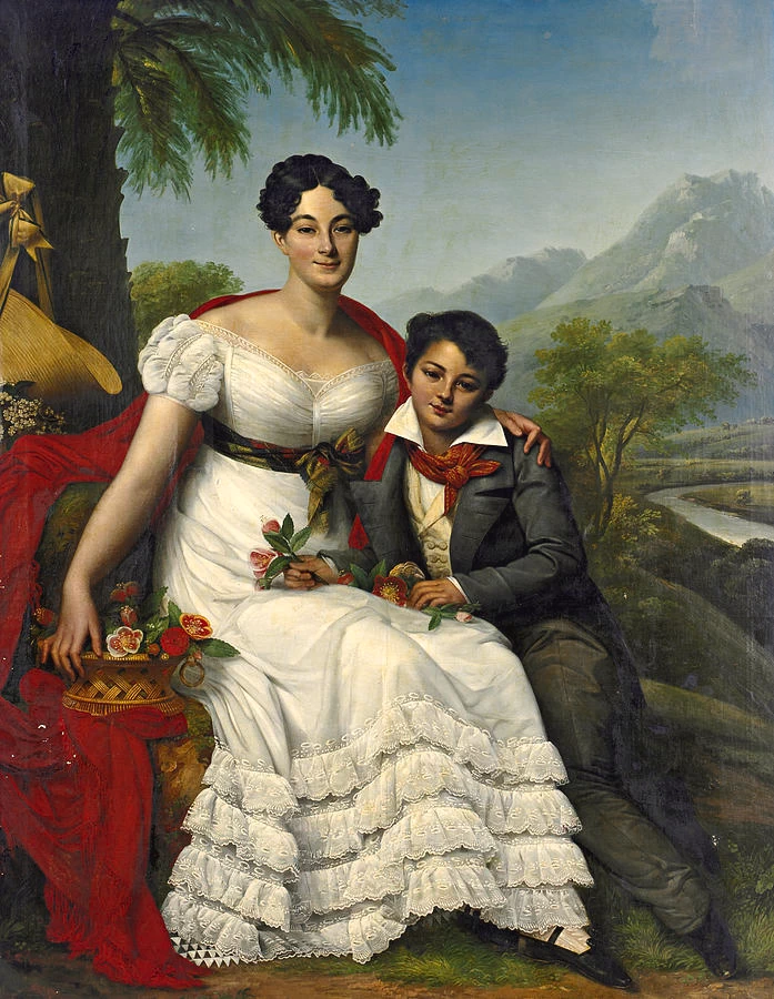 Ritratto di donna con suo figlio
